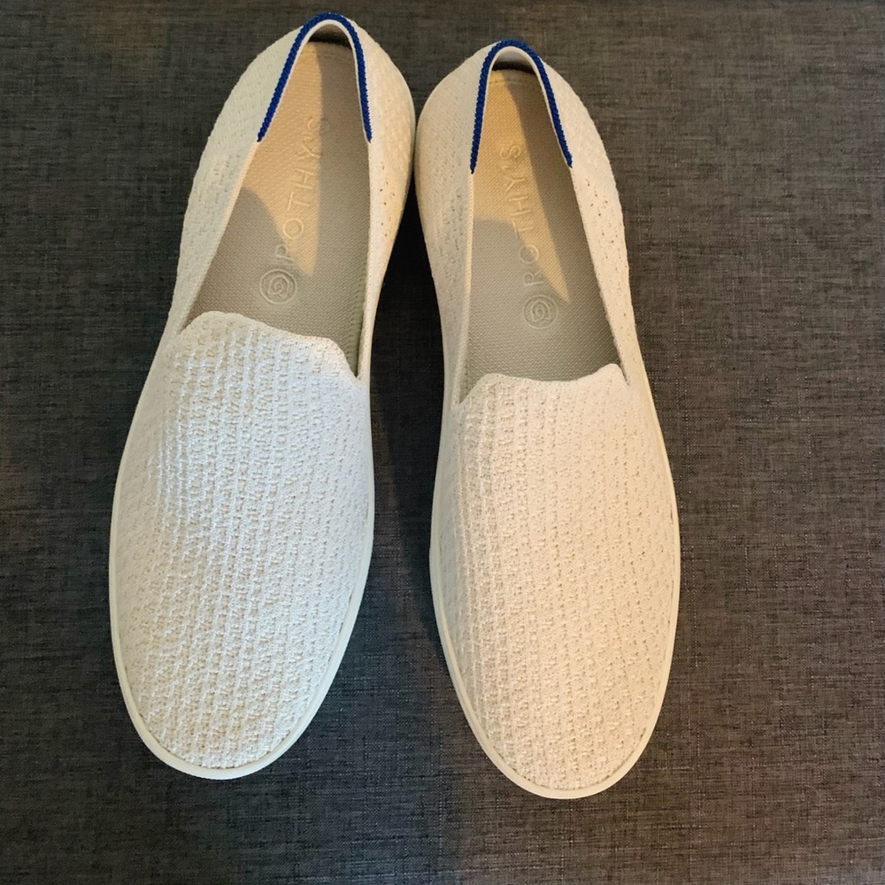EUC Rothy’s Honeycomb Salt sneakers 10.5